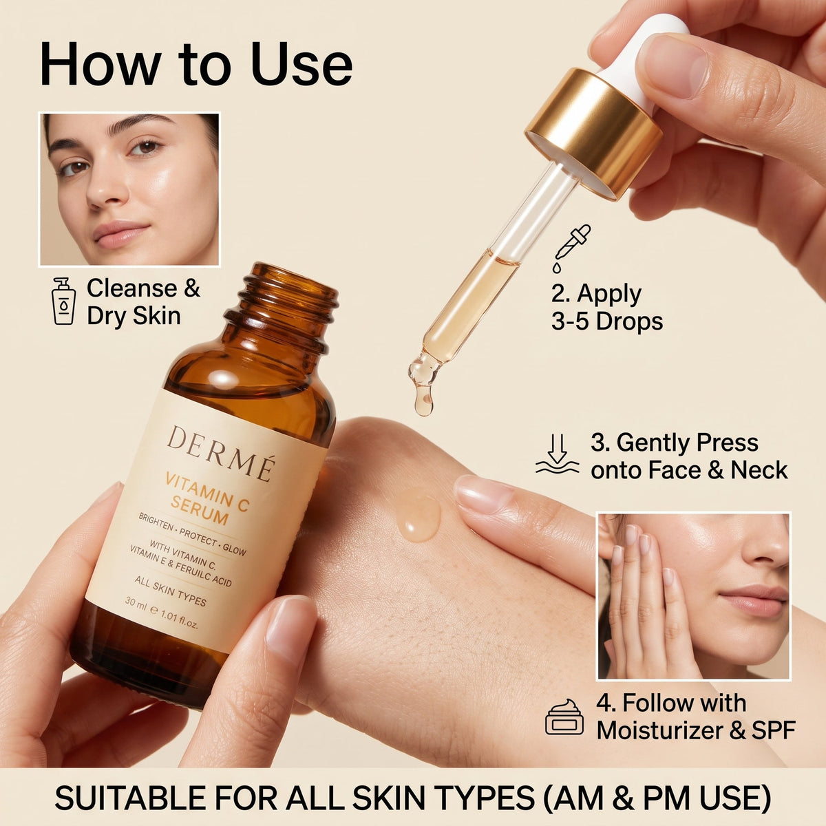 Key features of this brightening serum